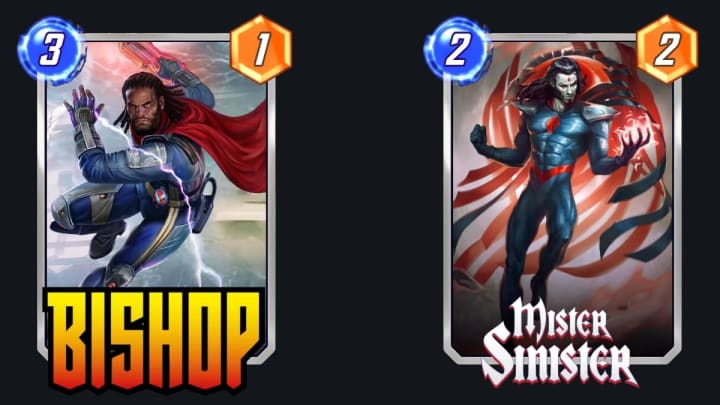 Leaked Bishop and Mister Sinister Rivalry Week Variants