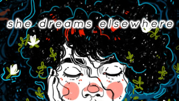 She Dreams Elsewhere is a surreal adventure through the mind of an anxious and comatose woman named Thalia.
